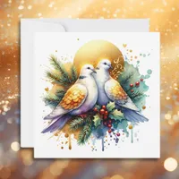 Two Turtle Doves | 12 Days of Christmas Holiday Card