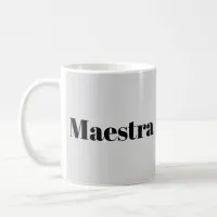 Maestra Conductor Pianist Musician Music Themed Coffee Mug