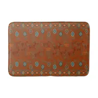 Southwest Canyons Petroglyphs Bathroom Mat