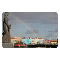 Rainbow over Willemstad Curacao Magnet