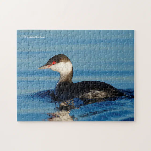 Profile of a Horned Grebe Jigsaw Puzzle