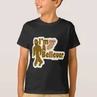 Bigfoot Believer Funny Sasquatch Logo T-Shirt