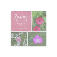 Spring - It's amazing when we're together! Stone Magnet