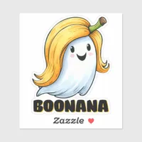 Cute Ghost Funny and Punny Halloween Sticker