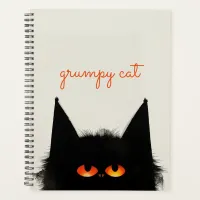 Grumpy Black Cat Planner