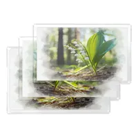 Lily of the valley National Flower Finland | set Acrylic Tray