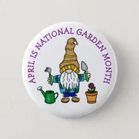 April is National Garden Month  Button