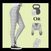 Modern Monochrome Women Leggings