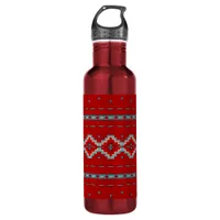 Southwest Mesas Red & Turquoise Stainless Steel Water Bottle