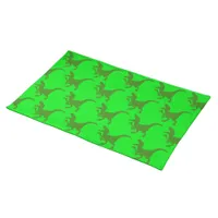 Rampaging Dinosaurs Cloth Placemat