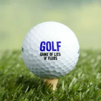 Funny Golf Game of Lies Golf Balls
