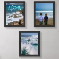 Custom Set of 3 Family Vacation Photo Print Set