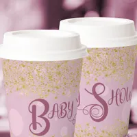 Baby Shower Pink Dance Mom Paper Cups