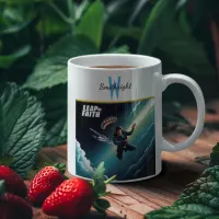 Skydiving Leap of Faith Coffee Mug