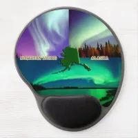 Northern Lights of Alaska Collage Gel Mouse Pad