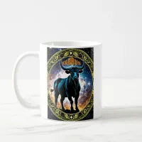 Taurus astrology sign coffee mug
