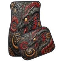 Dragon Relief: Mythical Power Car Floor Mat