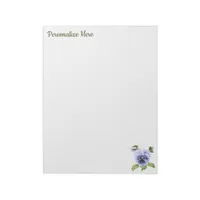 Purple Pansies Notepad