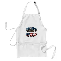 Idaho Picture State and Flag USA Text Adult Apron