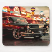 Vintage American Muscle Car Mousepad