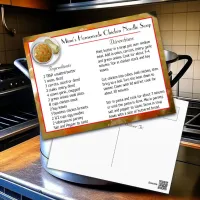 Mimi's Chicken Noodle Soup Recipe Card