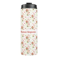 Christmas Candies Pattern Personalized Tumbler