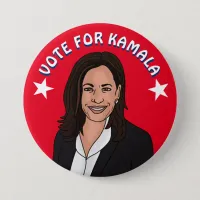 Vote for Kamala Harris 2024 Button