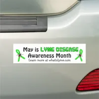 May is Lyme Disease Awareness Month Car Magnet