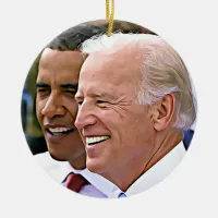 President Obama & Vice President Biden Ceramic Ornament