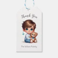 Personalized Sweet Baby Boy Gift Tags