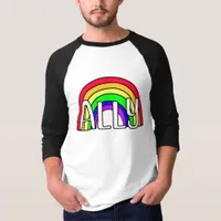 Rainbow LGBTQIA+ Ally | Pride Flag T-Shirt