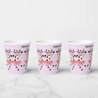 Cute and funny dancing cows   paper cups