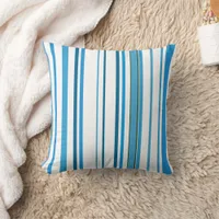 Modern Stripes Striped Throw Pillow