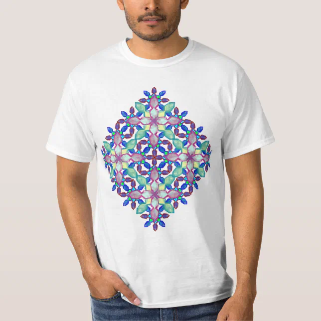 Colorful unstructured roses T-Shirt