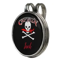 Personalized Jolly Roger (Cutlass) Golf Hat Clip