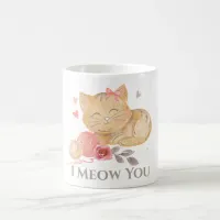 Cute I Meow You Cat Coffee Mug