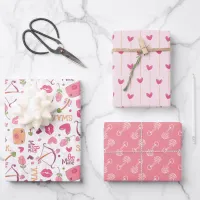 Cute Valentines Day Wrapping Paper Sheets