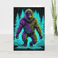 Hope Your Birthday is Legendary Bigfoot Card