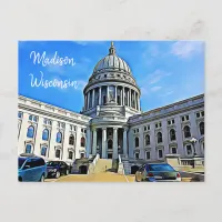 Madison, Wisconsin  Postcard The Capitol