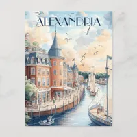 Travel to Alexandria Virginia Postcard