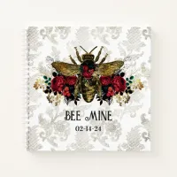 Gothic Bee & Roses  Notebook