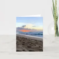 Beach Photography Blank Note Card