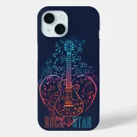 Guitar Heart iPhone 15 Case