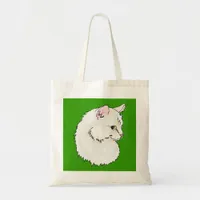 Bag - White Kitten graphic