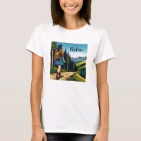 Nature | Women Hiking down a Trail T-Shirt