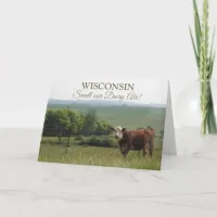 Midwest Photography | Beautiful Cow and Scenery Card