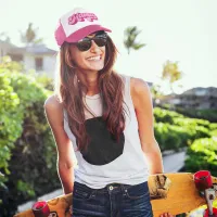 Retro Hot Pink Mama Trucker Hat