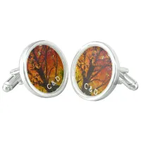 Autumn Leaves Wedding Cufflinks