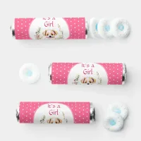 Puppy Themed It's a Girl | Baby Shower Breath Savers® Mints