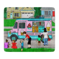 A Hot Summer Day | A Whimsical Illustration Cutting Board